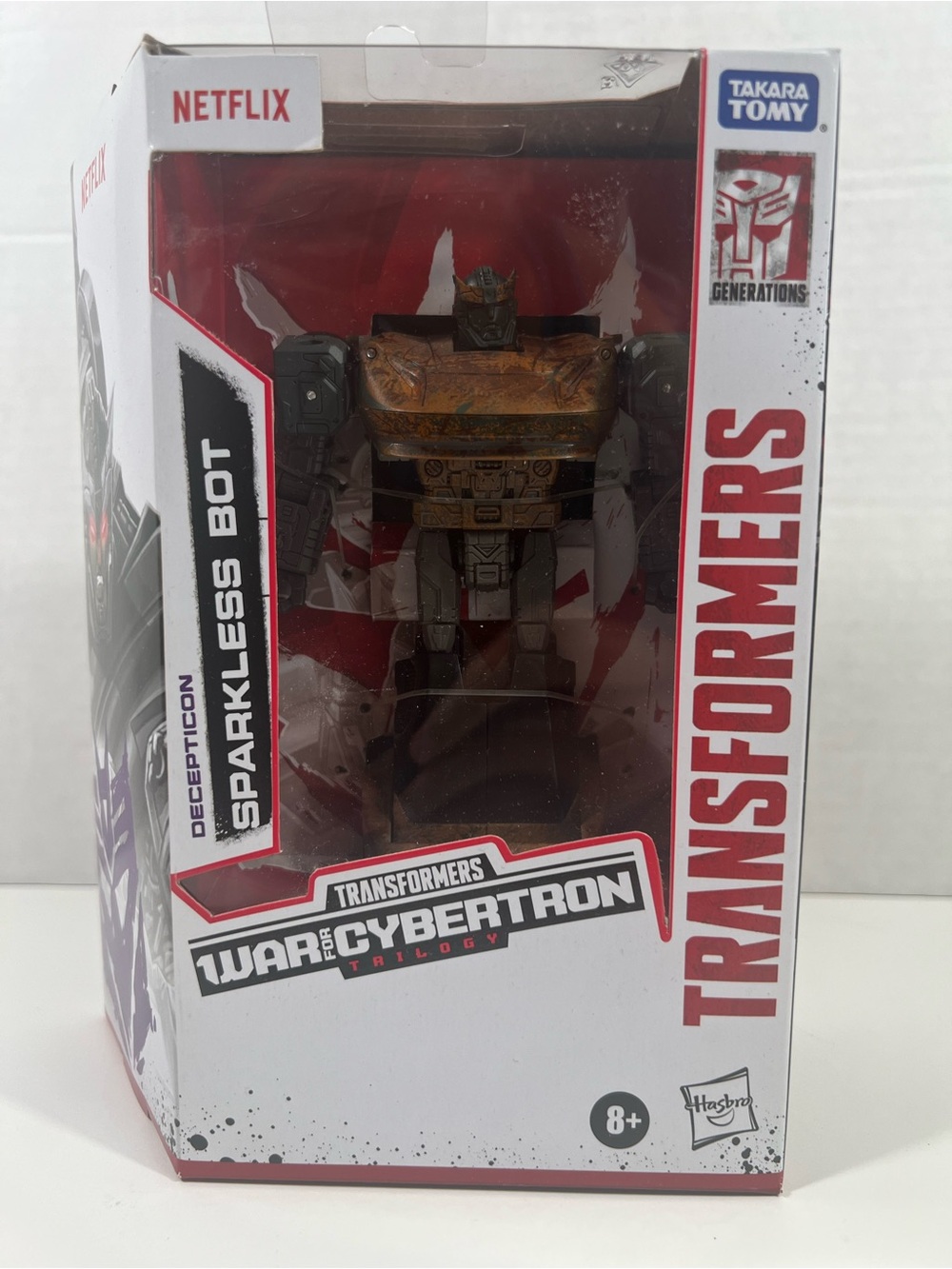 Transformers Netflix WFC Trilogy Decepticon Sparkless Bot!